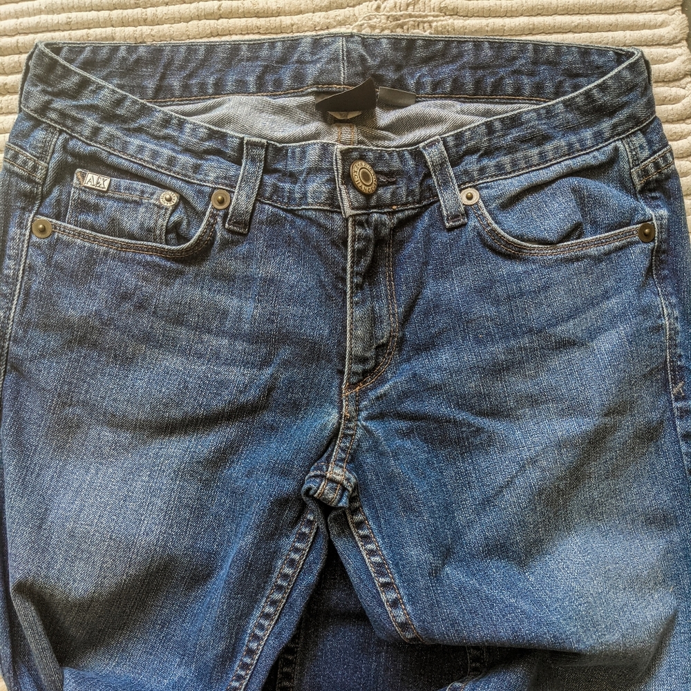 Armani Exchange Low-Rise Skinny Jeans